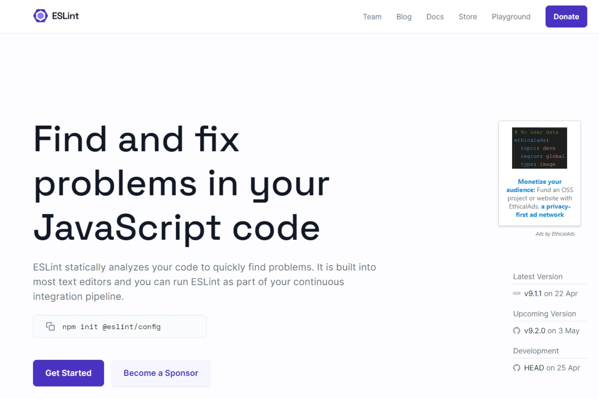 ES lint - React Developer Tools